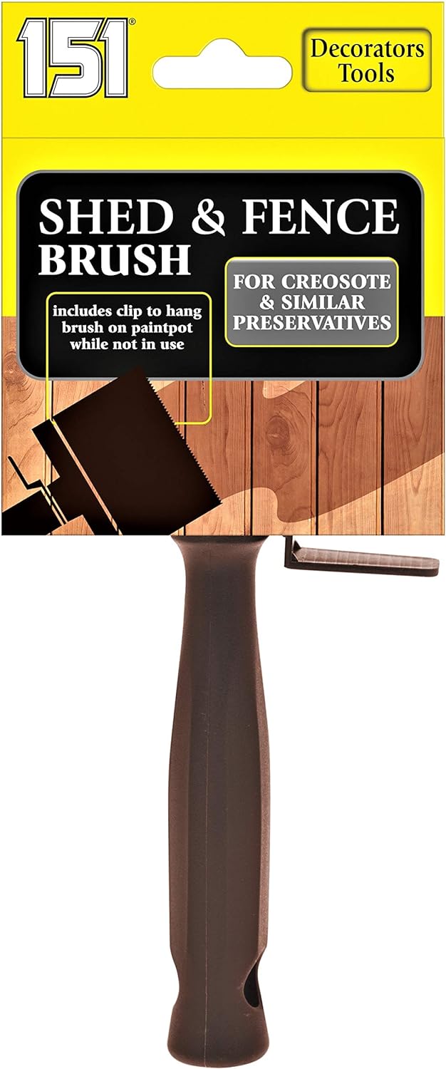 10CM 10 X 4CM 4 CM SHED & FENCE & WOOD BRUSH