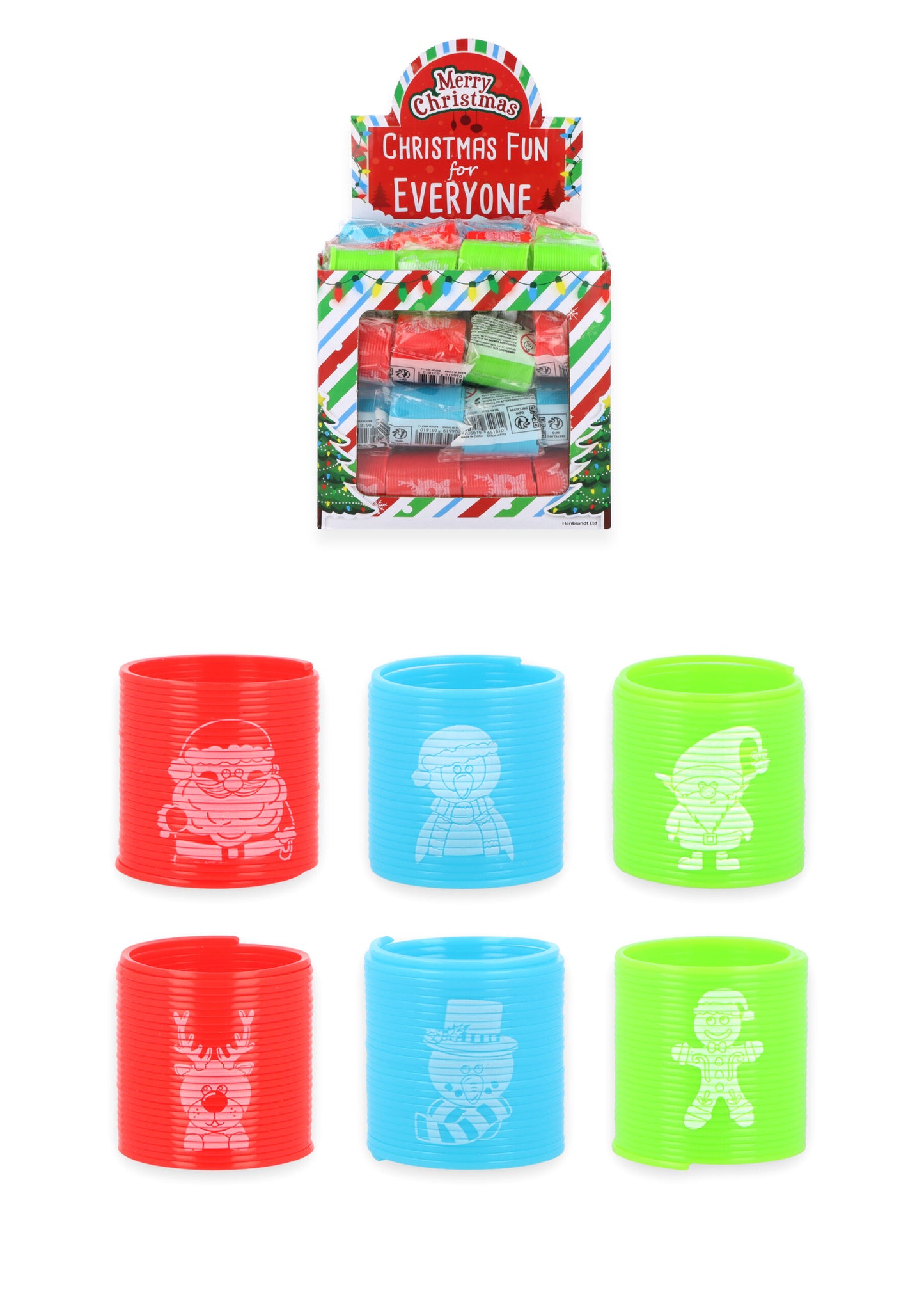 Pack of 24 Christmas Springs 3.5cm