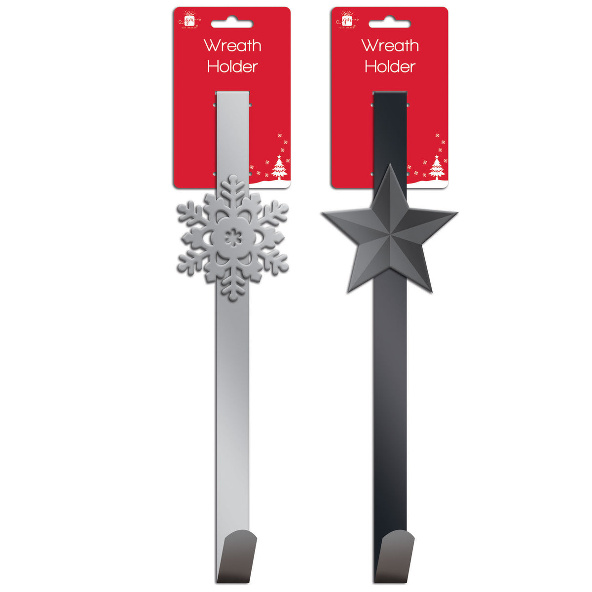 Single 30cm Metal Christmas Wreath Holder