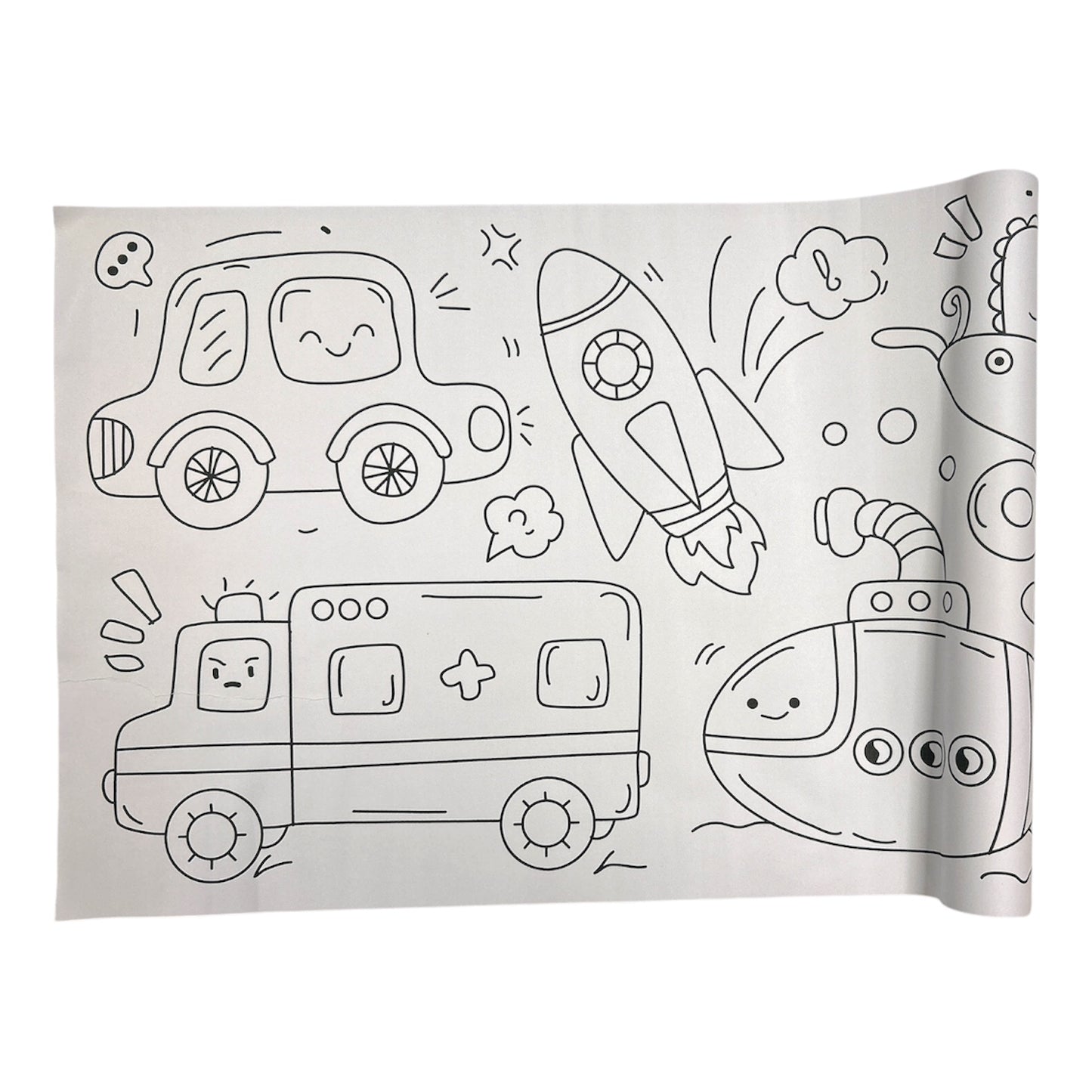 Transportation DIY Long Painting Paper Roll for Kids 30×300cm