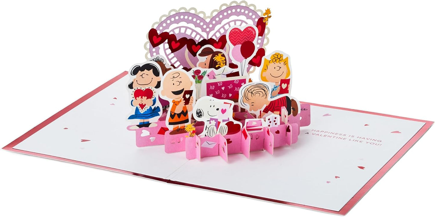 PEANUTS™ SNOOPY & Gang 3D & Pop Up Design Valentine's Day Card