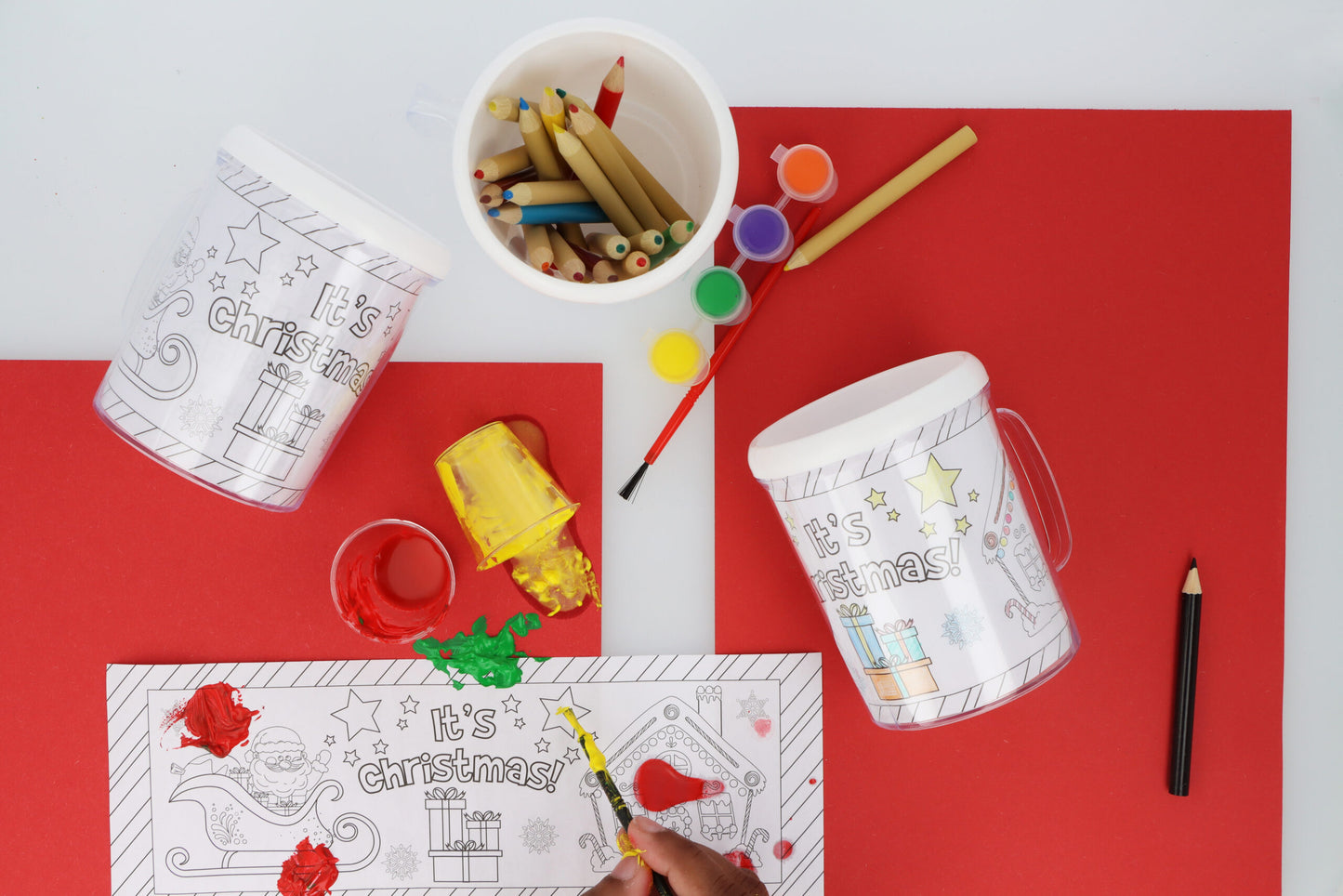 Colour Your Own Christmas Mug