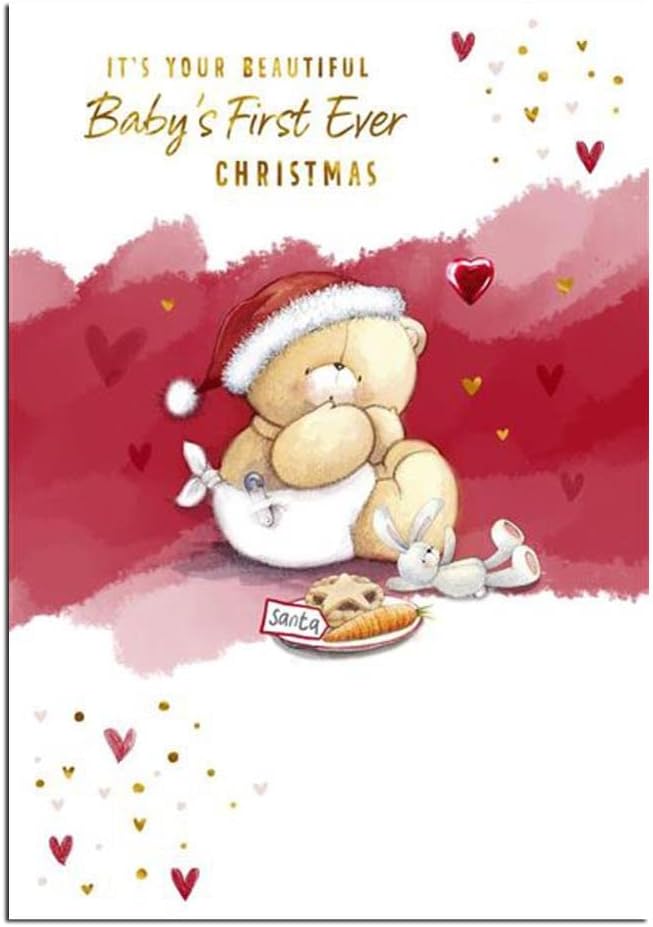 Forever Friends Baby's 1st Ever Christmas Card
