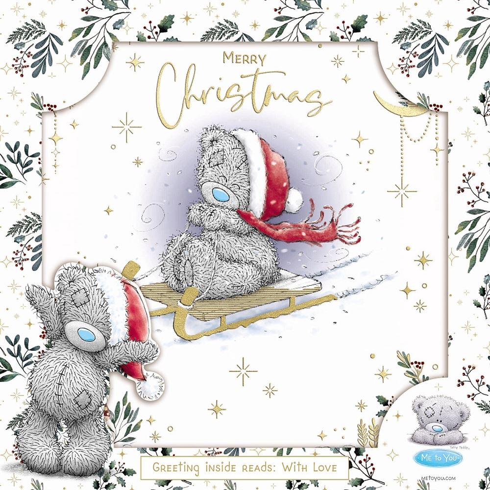 2 Designs Pack of 10 Me to You Bear Christmas Cards