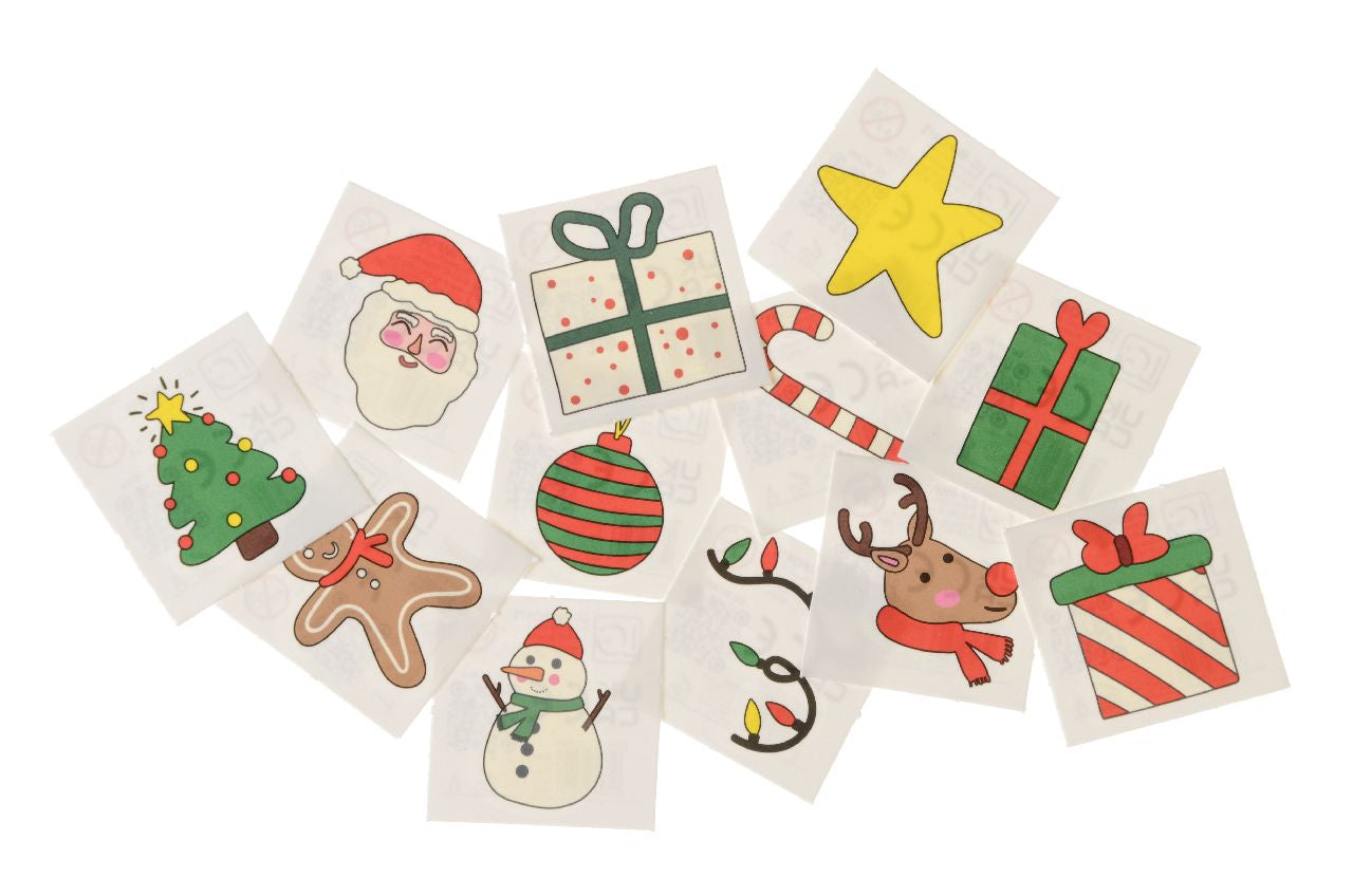 48 Pack of 12 Pieces Christmas Tattoos