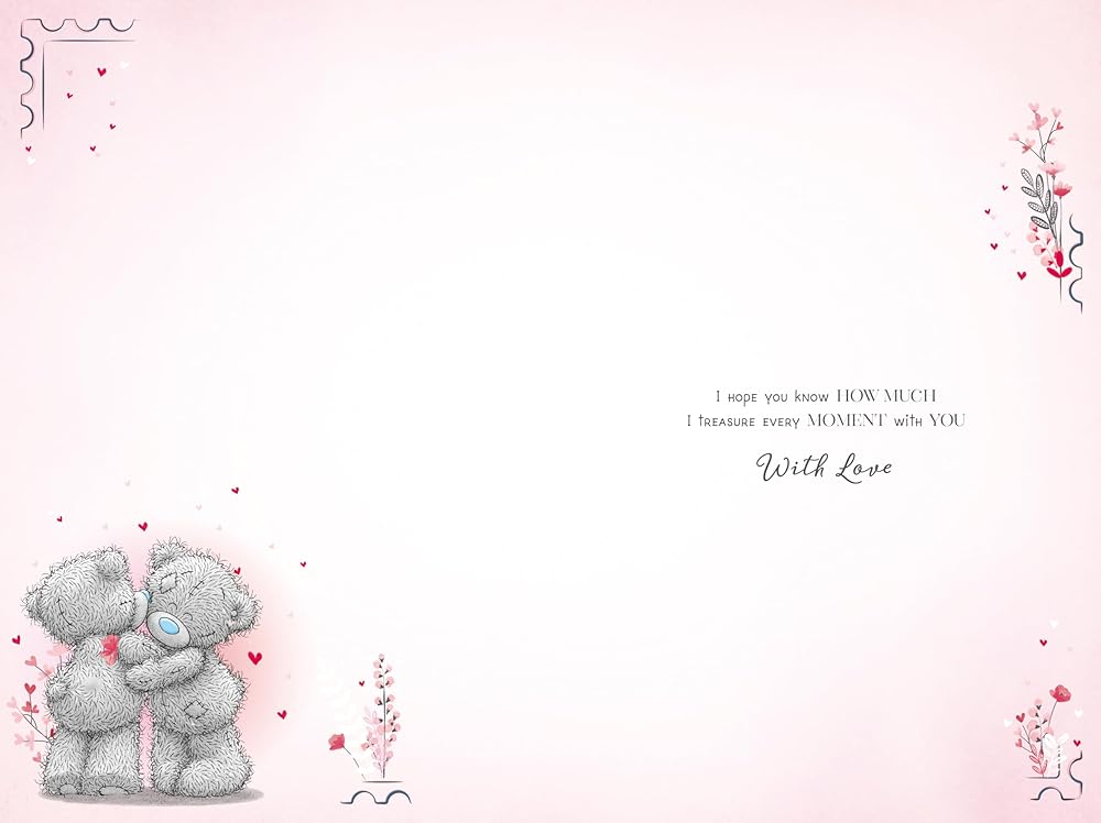 Bears Sat Together Boyfriend Valentine's Day Card