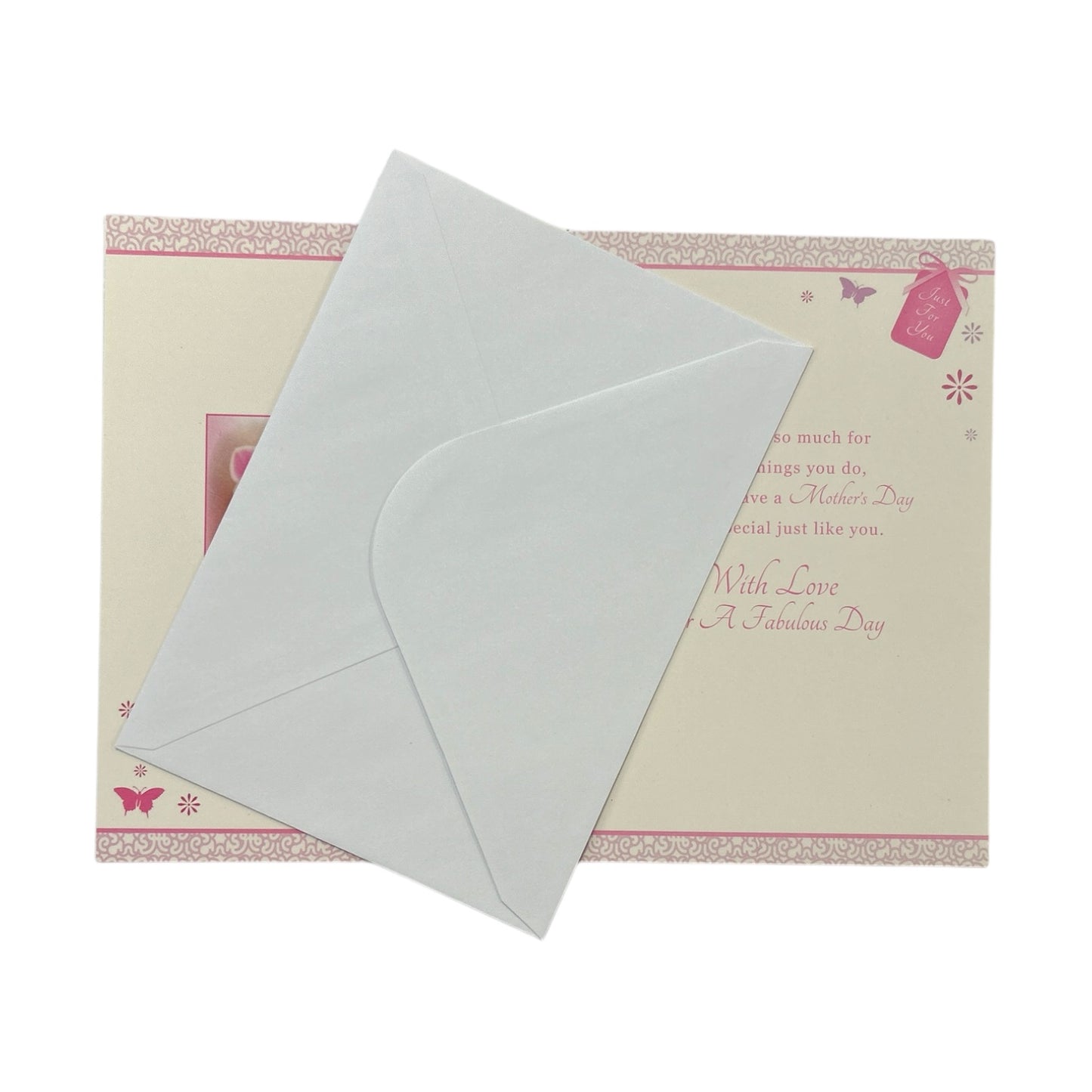 To Dear Nanna Pink Orchid Flowers Design Mother's Day Card