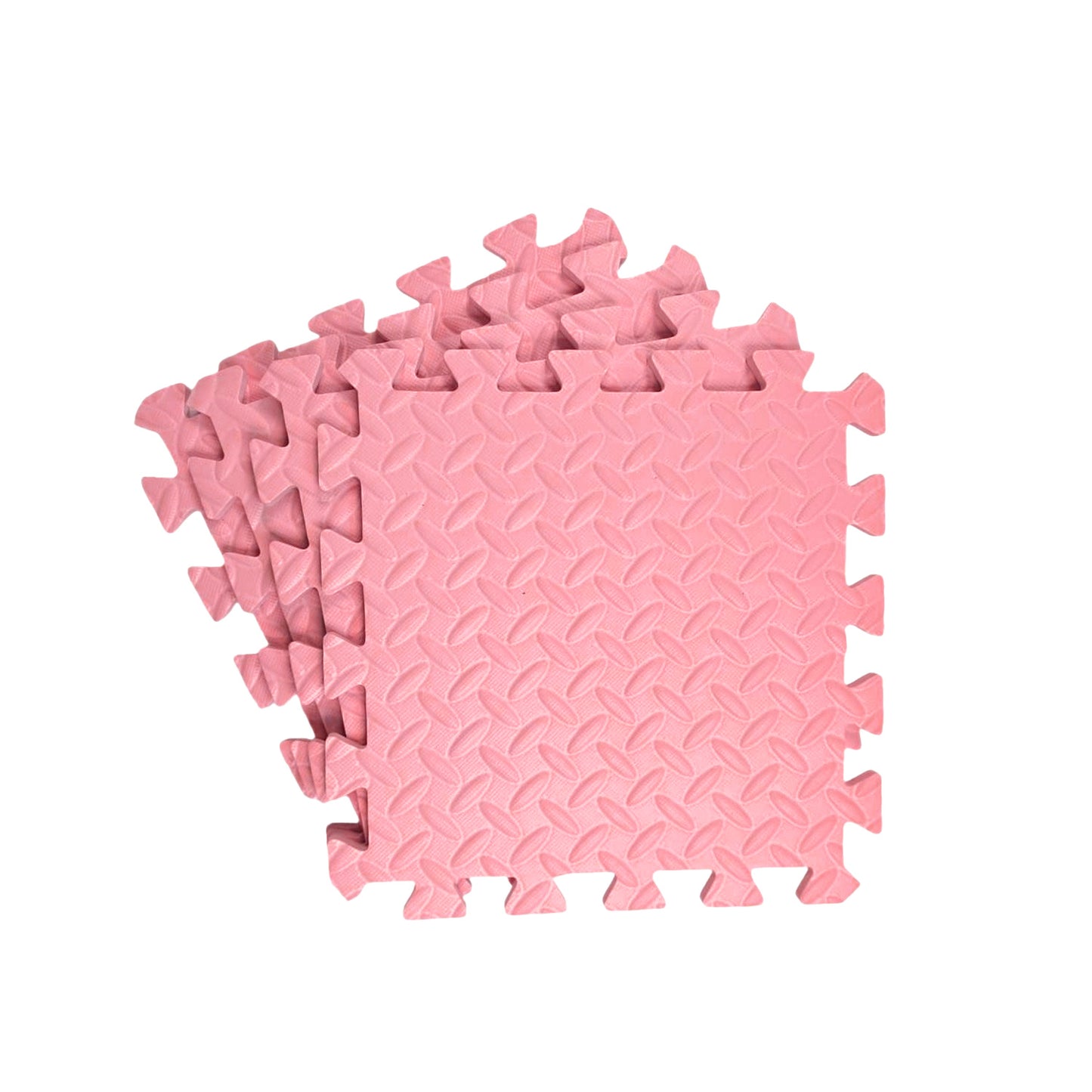 Pack of 40 30x30cm Light Pink Coloured 1cm Thick EVA Foam Mats