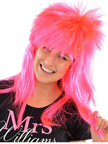 Pink Glam Rock Wig