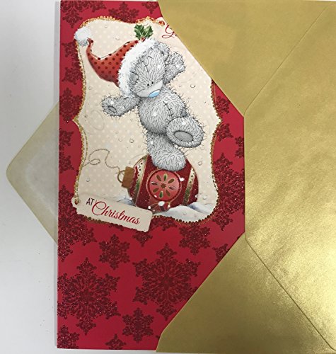 From Your Granddaughter Me to You Bear Christmas Card