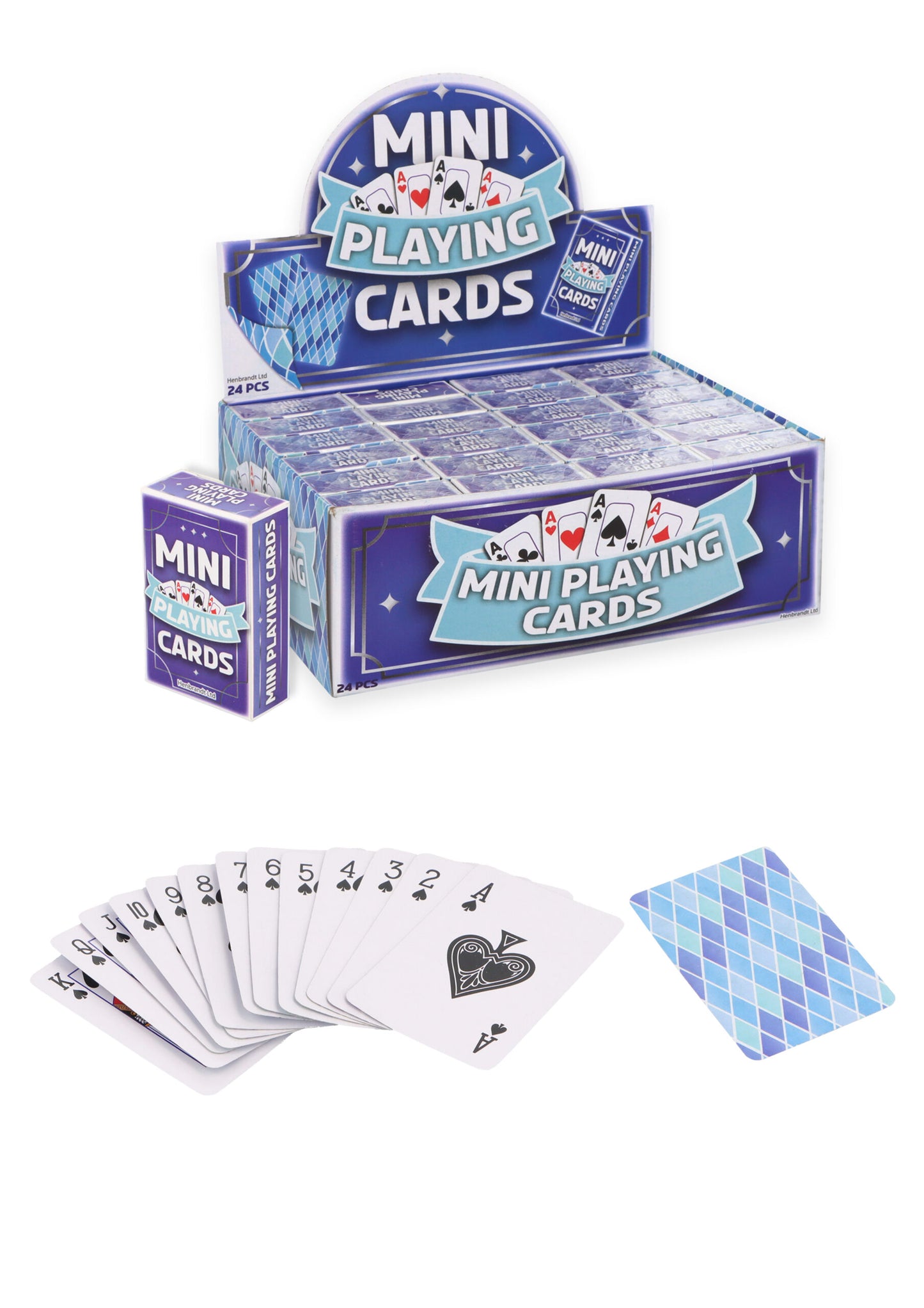 Pack of 24 Mini Playing Cards