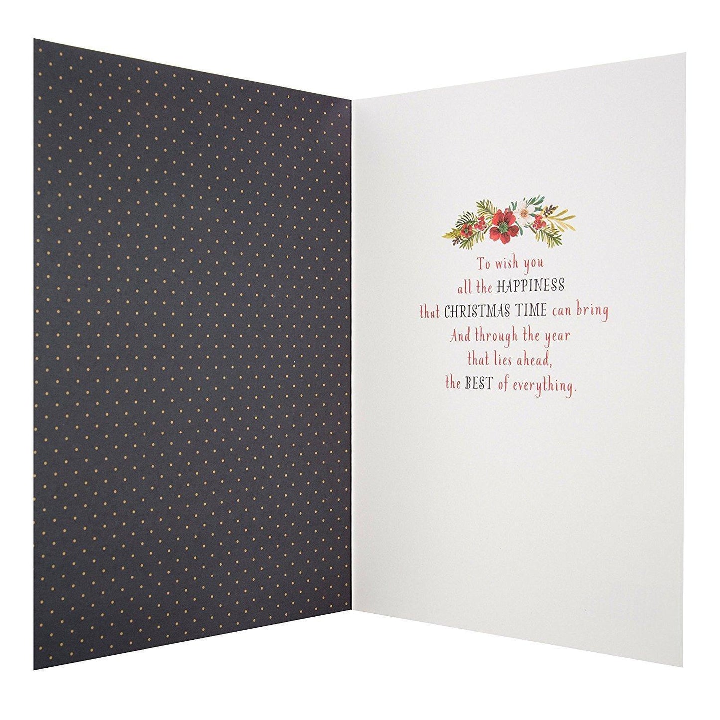 Dad and Partner "Happiness" Christmas Card 