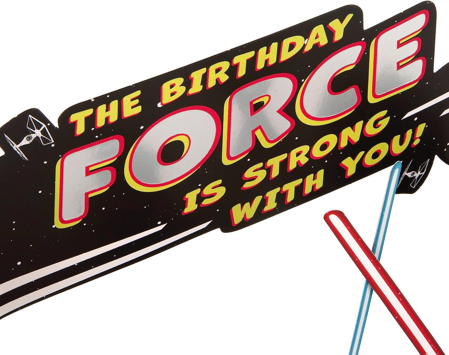 Luke Skywalker & Darth Vader 3D & Pop Up Star Wars Design Birthday Card