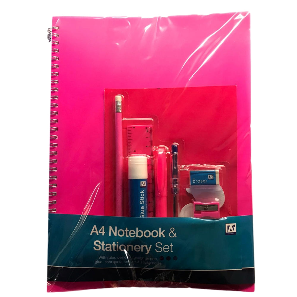 A4 Notebook & Stationery Set