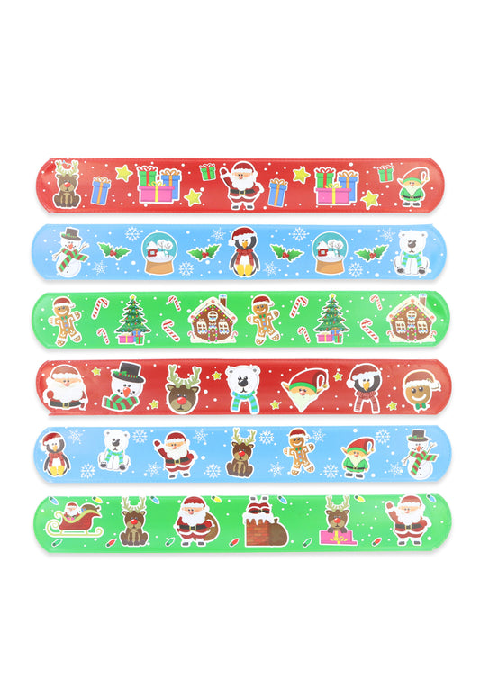 Christmas Snap Bracelet with Print