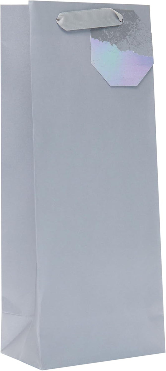 Silver Design Bottle Bag for Birthdays, Valentine's Day & Other Events