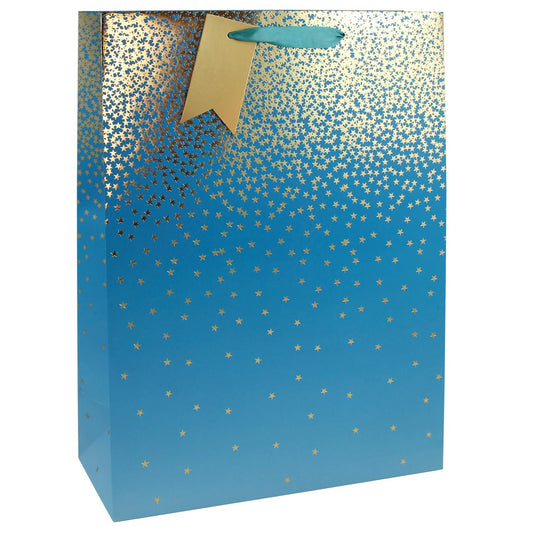 Teal Ombre Extra Large Wide Guss Gift Bag
