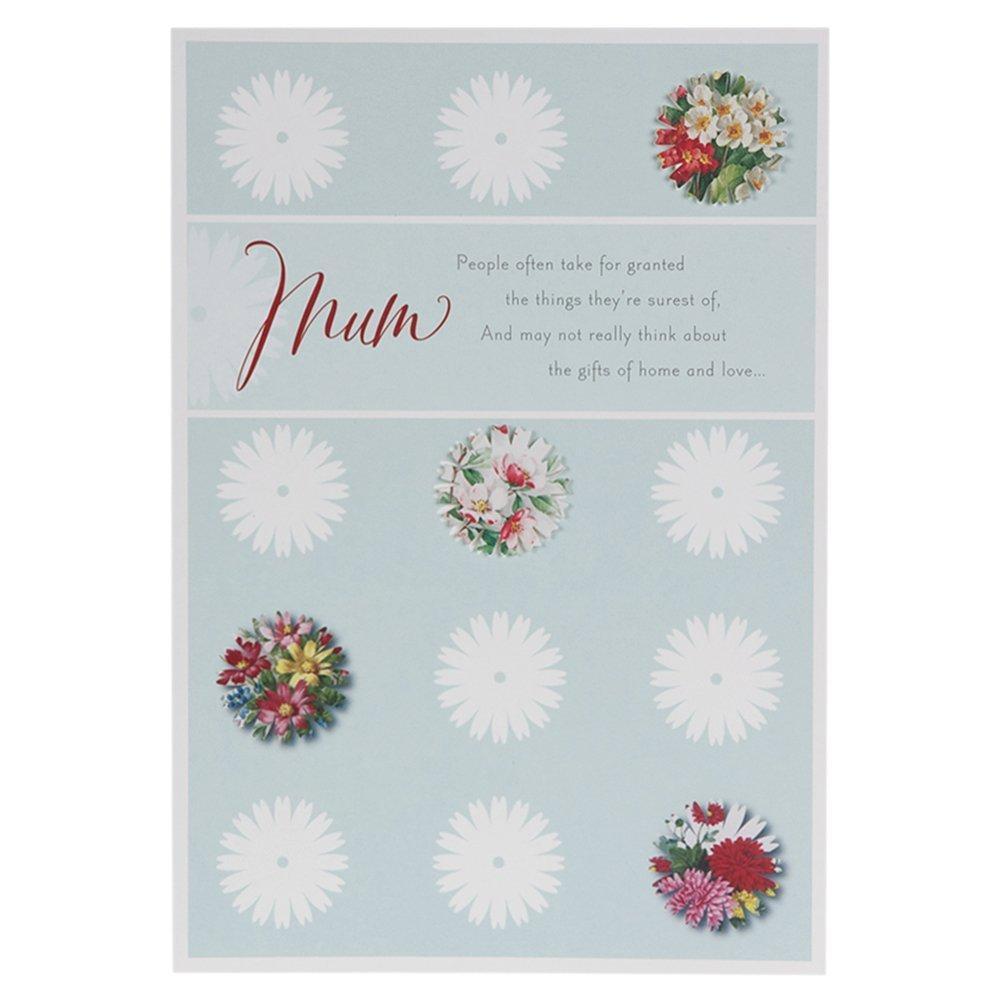 For Mum Traditional 3D Illustrated Beautiful Sentimental Mother's Day Card