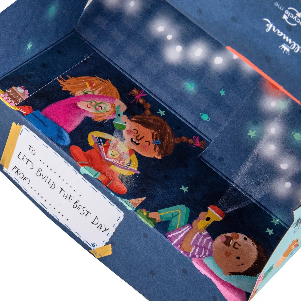 3D & Pop Up Children's Blanket Fort Design Kids Birthday Card