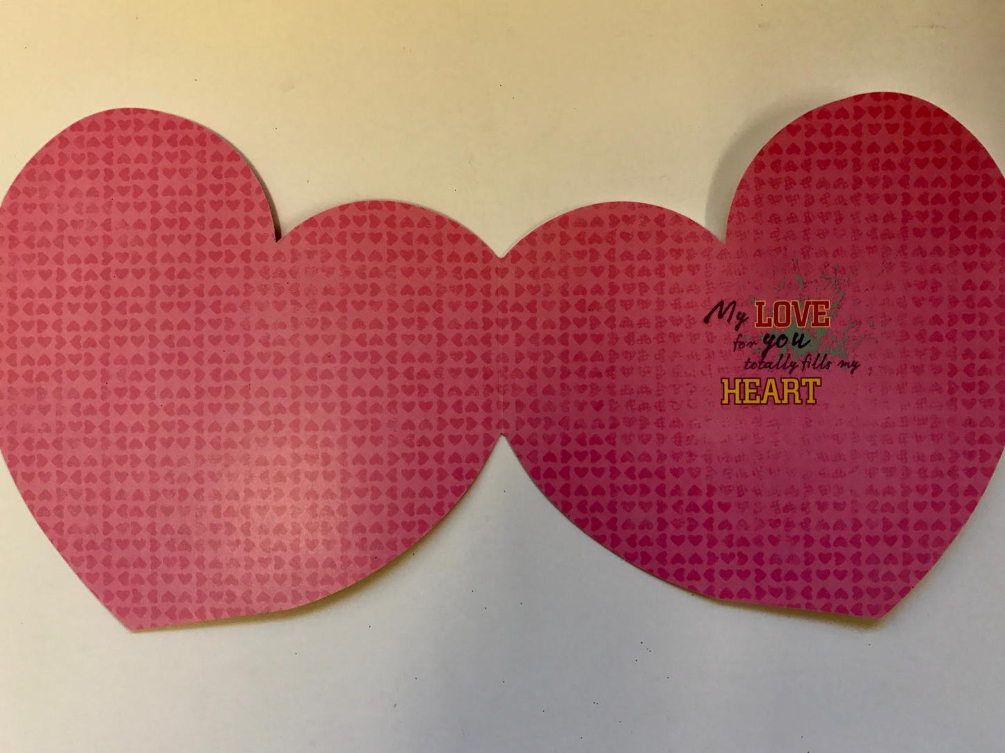 To My Valentine Sweet Me to You Die Cut Heart Valentine's Day Card