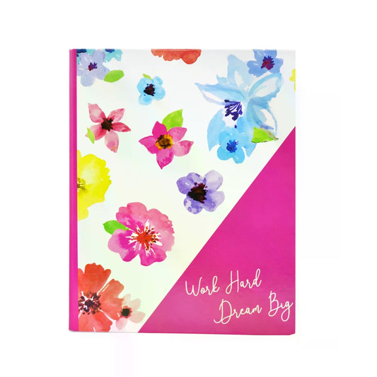 A4 Floral Burst Ring Binder Folder