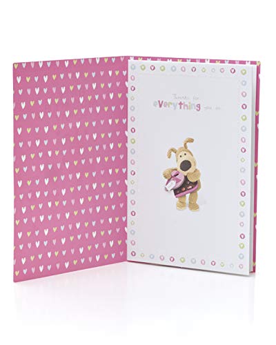 Boofle with Flowers and Butterfly Design Mother's Day Card