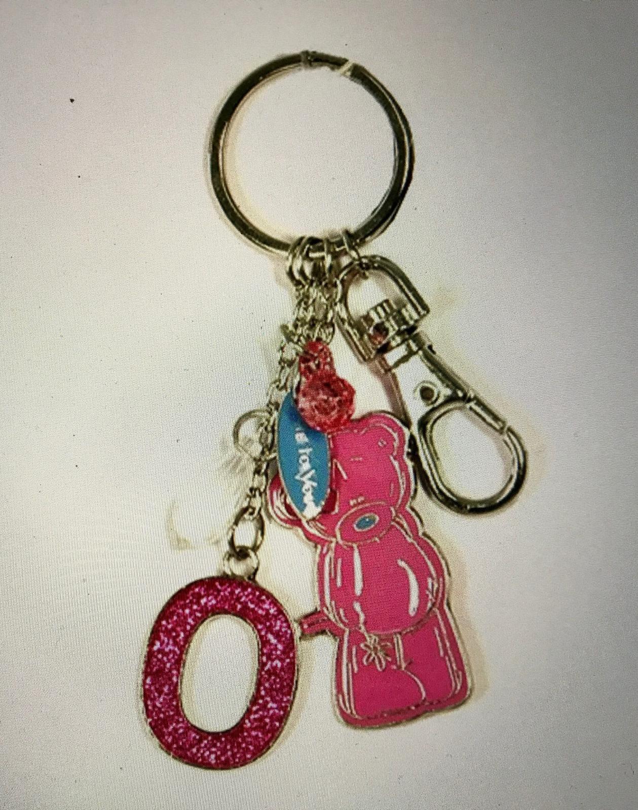 O Me to You Bear Enamel Keyring Bag Charm 