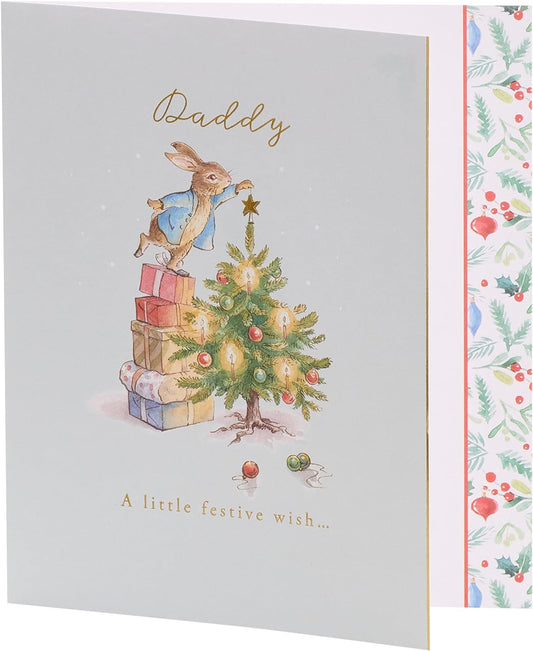 Sweet Tree Design Peter Rabbit Daddy Christmas Card