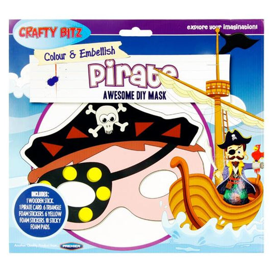 Colour & Embellish DIY Pirate Mask by Crafty Bitz
