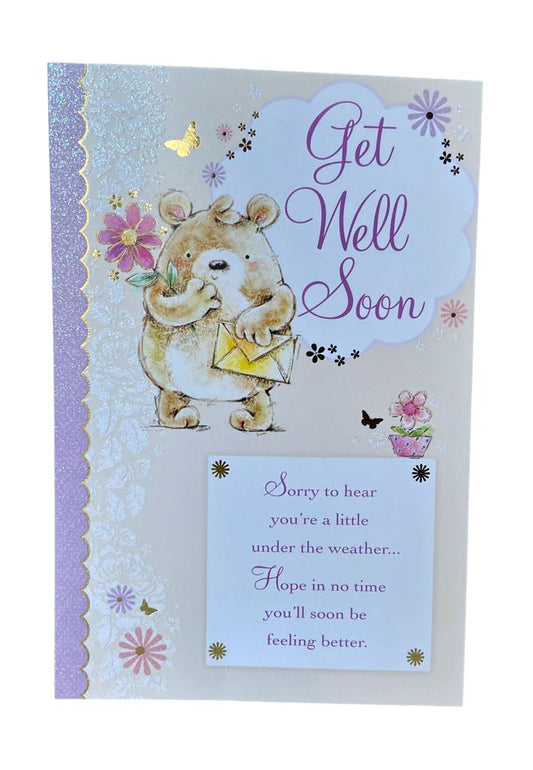 Get Well Soon Sentimental Verse Card