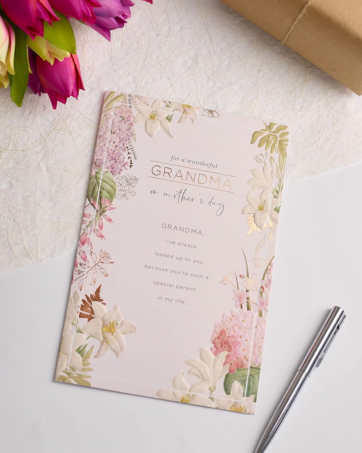 Floral Design Grandma Mother's Day Card