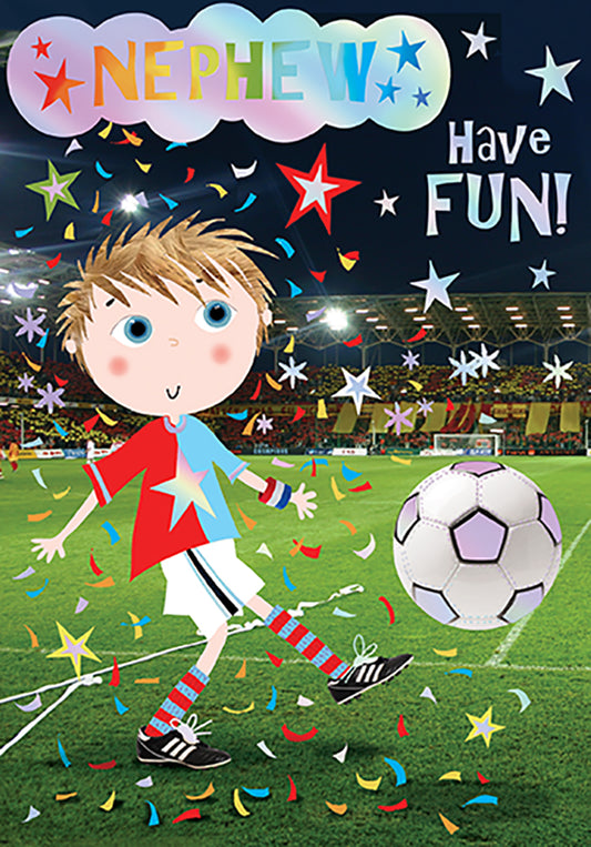 Nephew Juvenile Trendy Pops Birthday Card