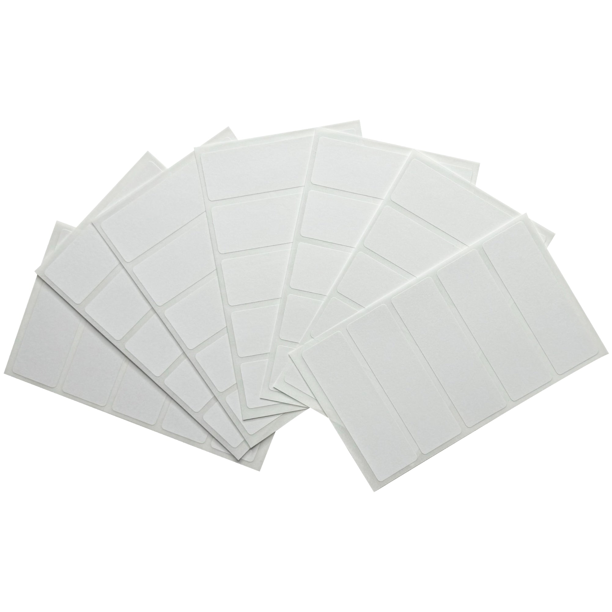 Pack of 350 White 19x63mm Rectangular Labels - Adhesive Stickers– Shop Inc