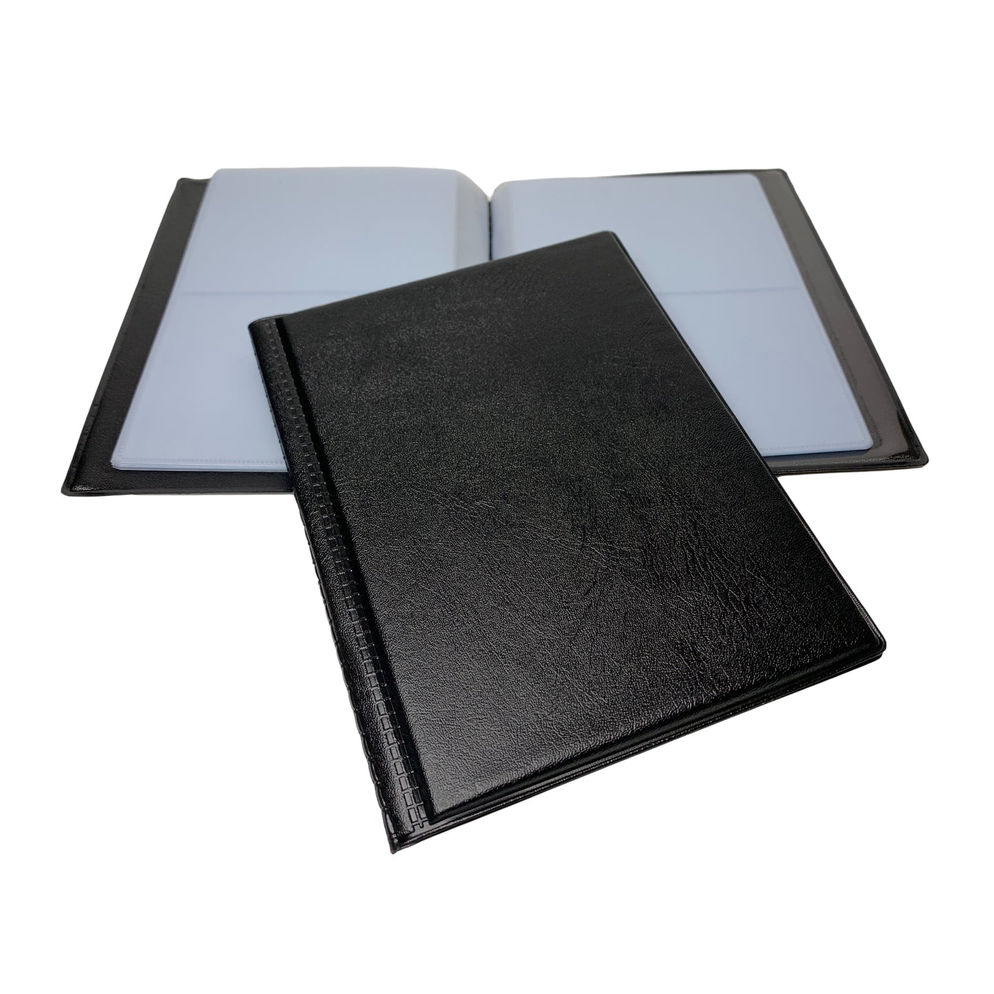 40 Pocket Black Name Business Card Holder by Janrax