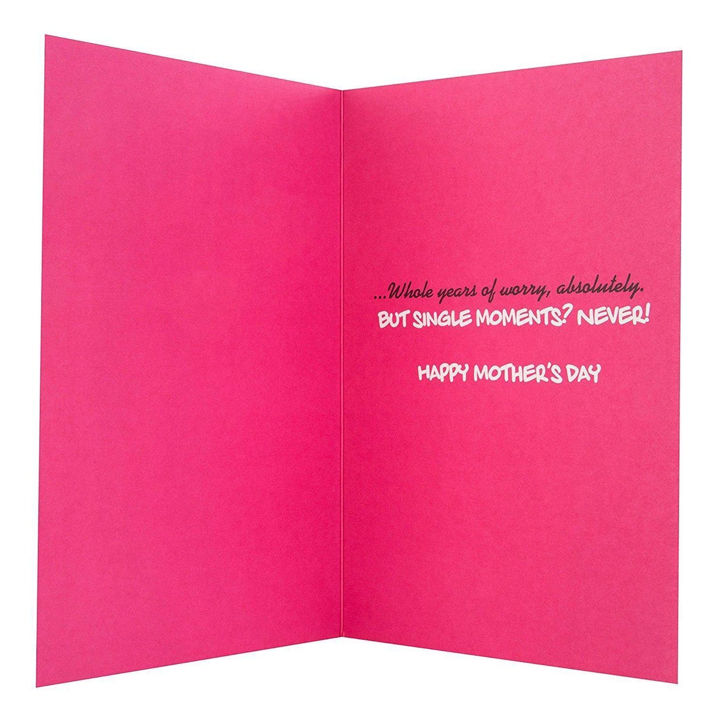 'Moment Of Worry' Humour Funny Mother's Day Card