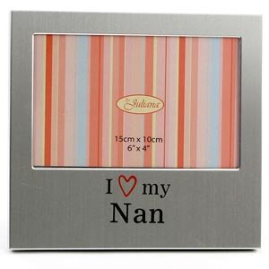 I Love My Nan 6" x 4" Aluminium Frame - FA518N