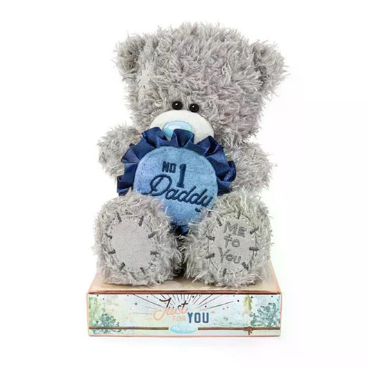 Me to You Tatty Teddy Father's Day Bear Holding 'No.1 Daddy' Rosette
