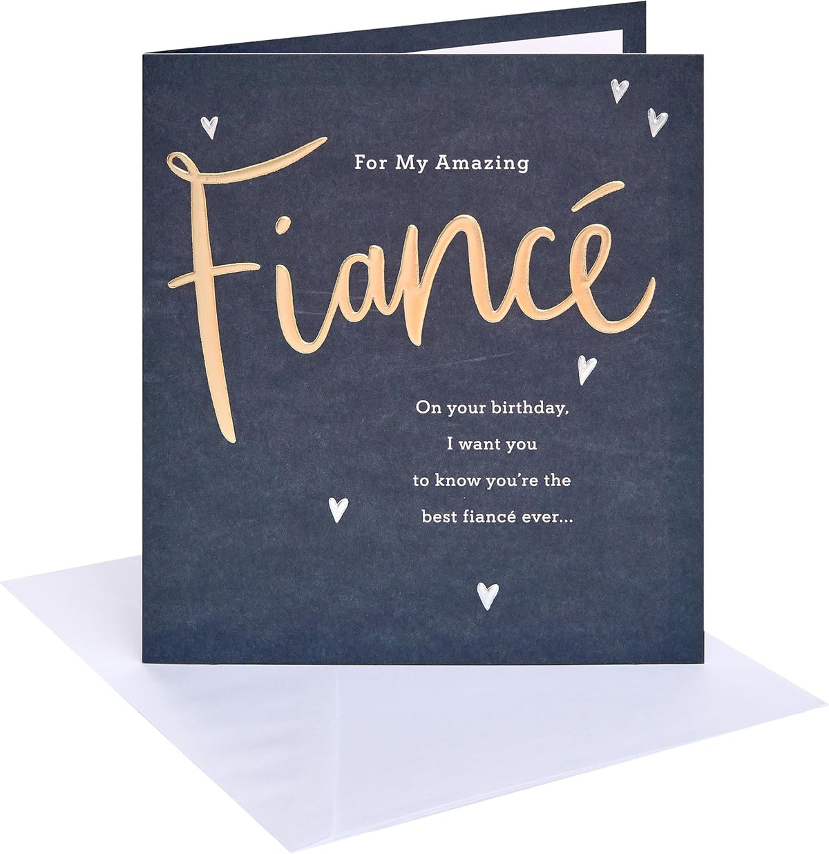 Dots Design for Fiancé Birthday Card