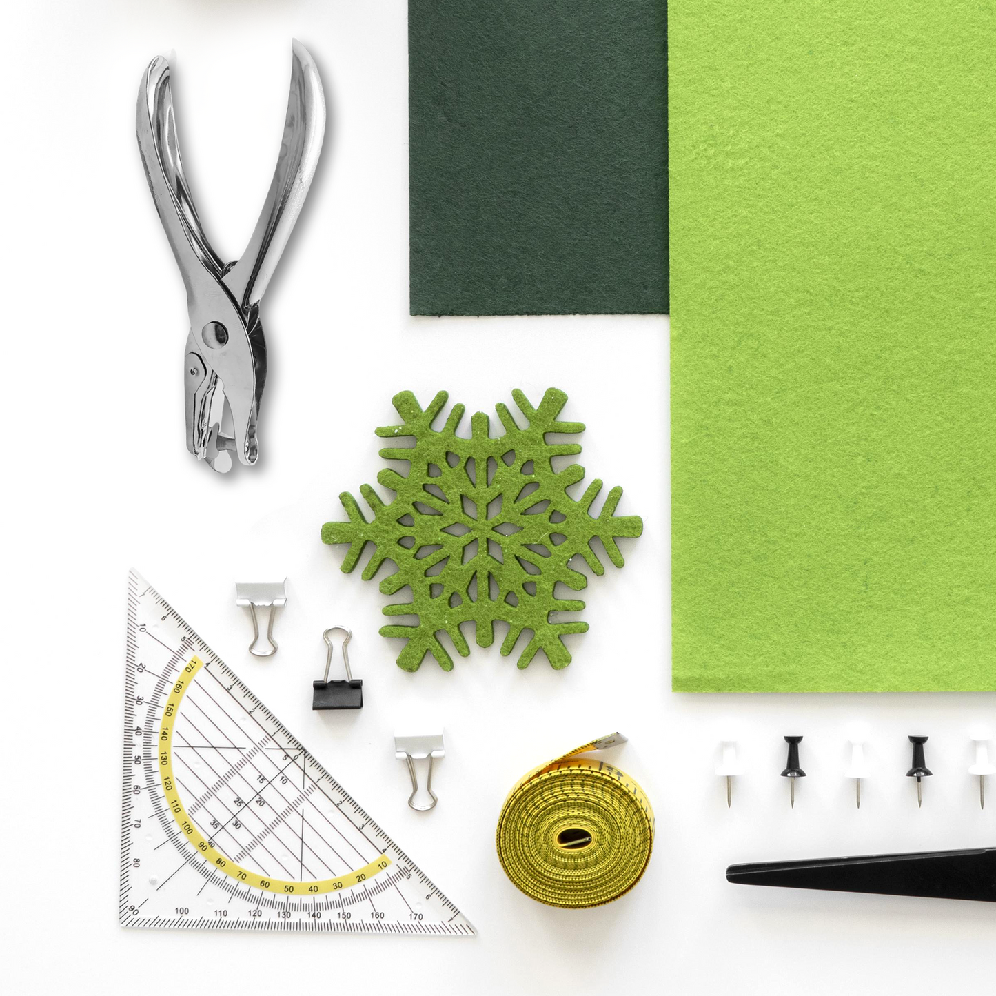 Pack of 3 Janrax Single One Hole Punches