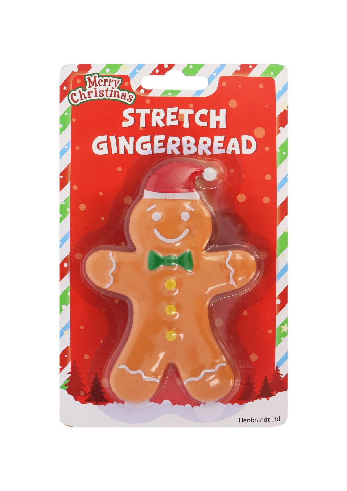Pack of 12 Christmas Stretchy Gingerbread Men
