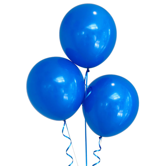 Bag of 100 Light Blue Colour 12" Latex Balloons