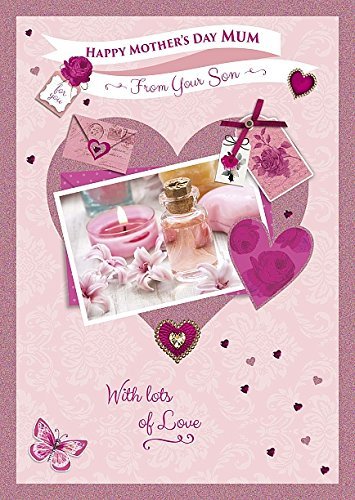 Mum From your Son Traditional Nice Verse Mother's day Card