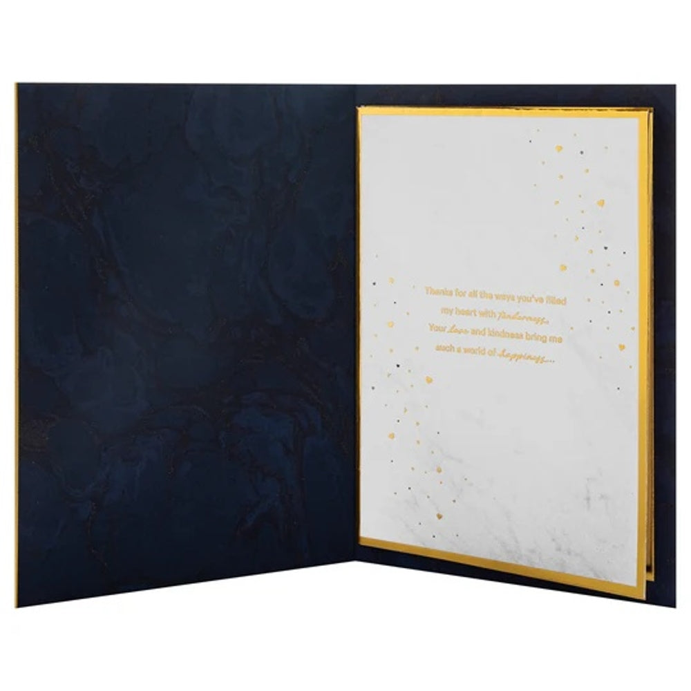 Light Patterned Design with Heart Husband Anniversary Card