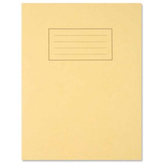 9"x7" Yellow Exercise Book - Lined with Margin