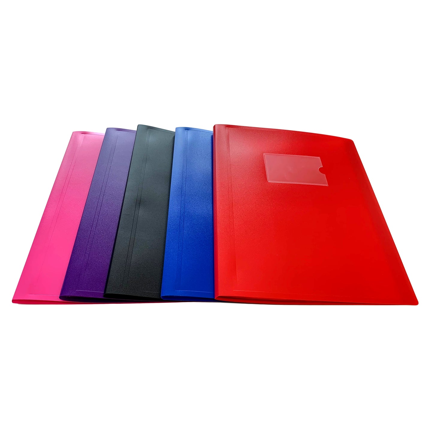 A4 Red Flexible Cover 10 Pocket Display Book