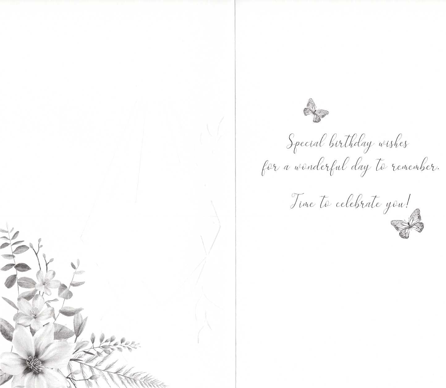 Embellished Basket Of Flowers 85th Birthday Card