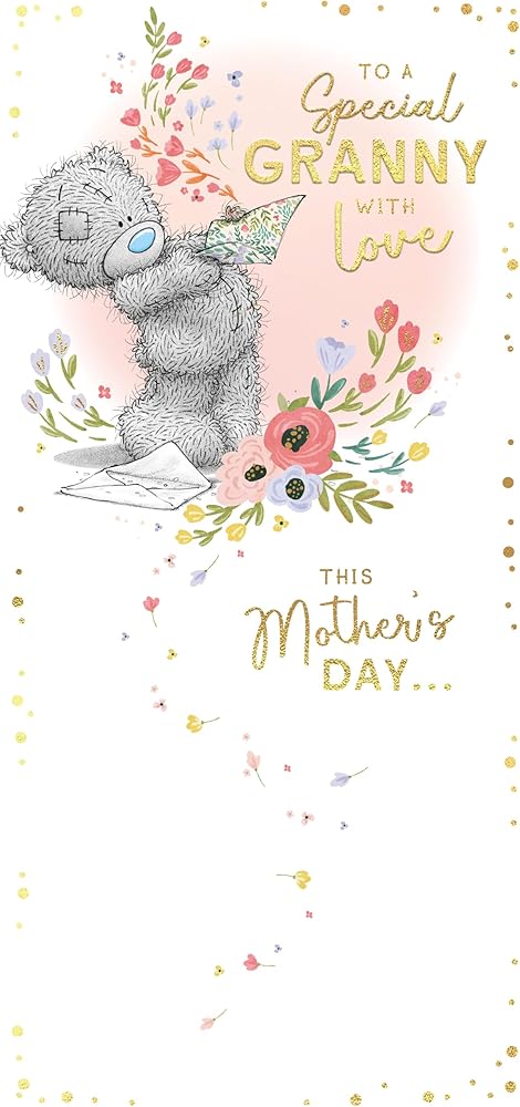 Bear Opening Card Granny Mother's Day Card