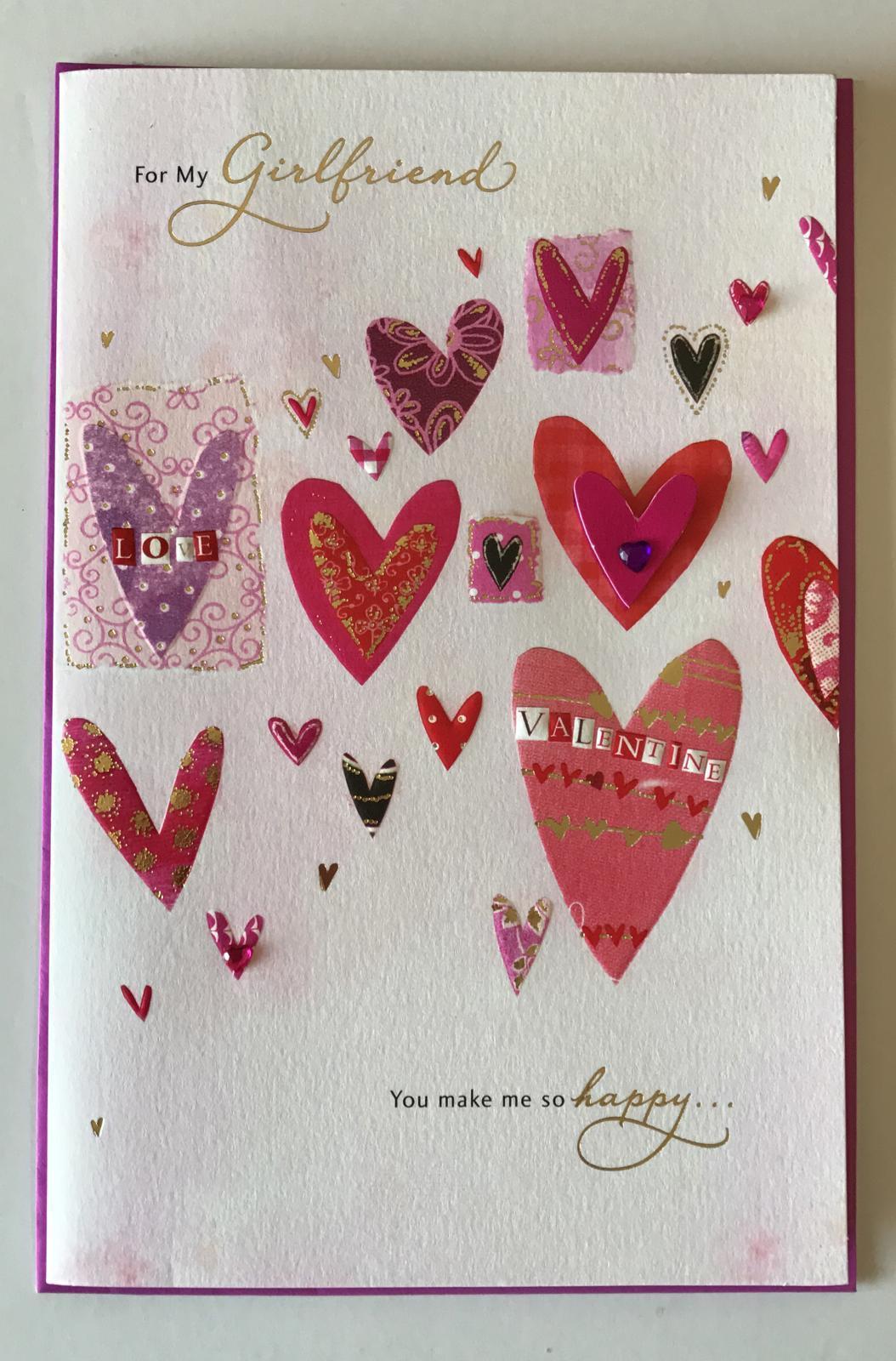 For My Girlfriend Valentine, Valentine's Day Card 