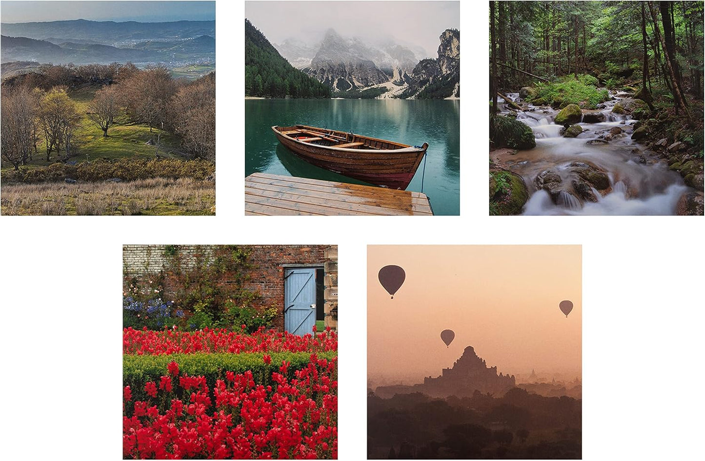 Scenic Photographic Multipack of 20 in 20 Designs Gallery Blank Cards