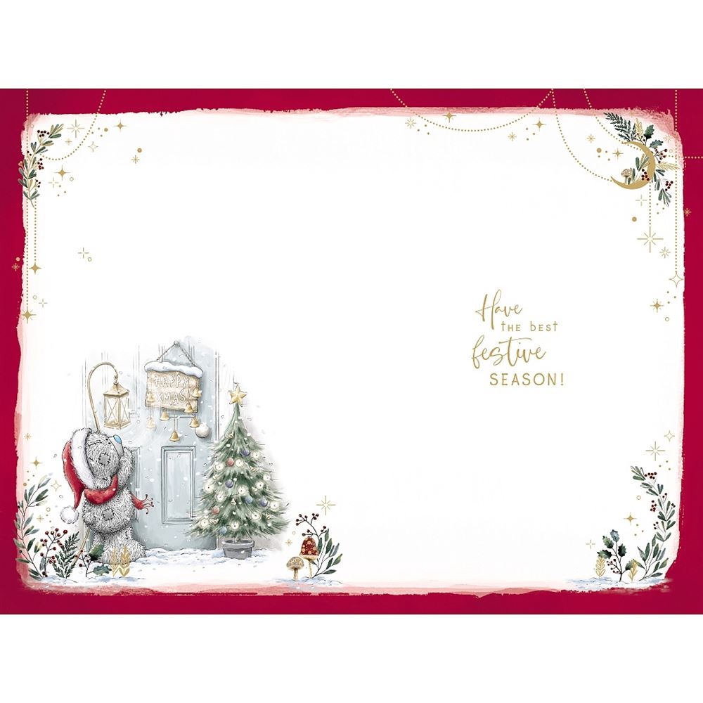 Bears Singing Just for You Christmas Card